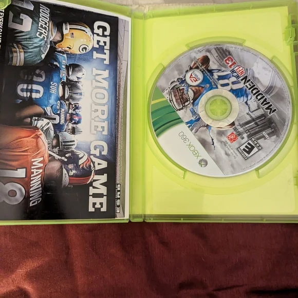 Green Madden NFL 13 Xbox 360 Game Case - Picture 3 of 3